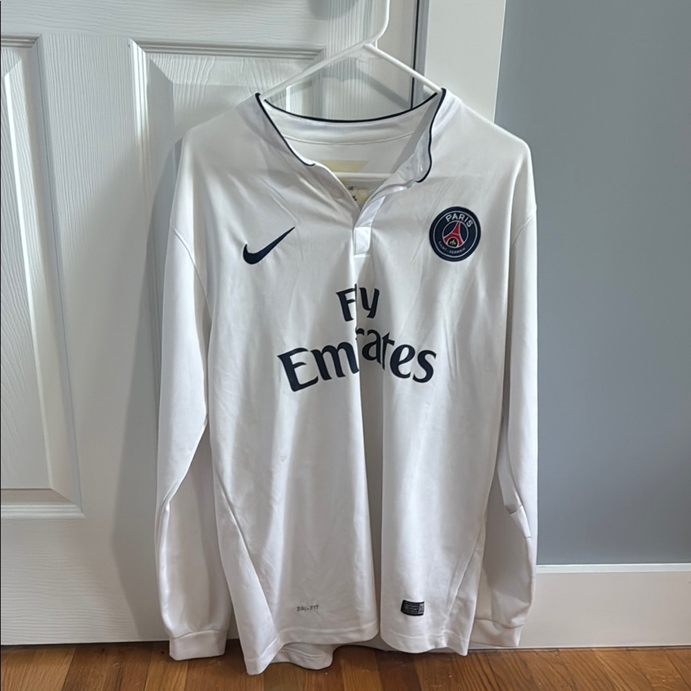 Nike PSG Zlatan Ibrahimovic White Long Sleeve Jersey